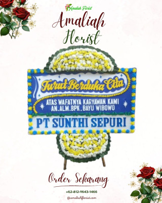 Papan Bunga Duka di Kedoya Utara