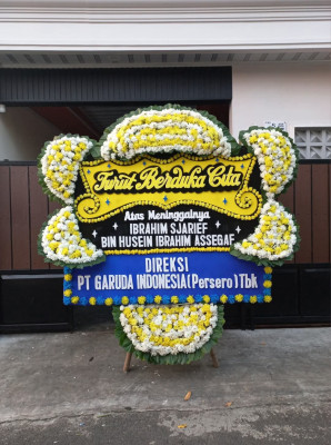 Papan Bunga Duka di Kedoya Utara