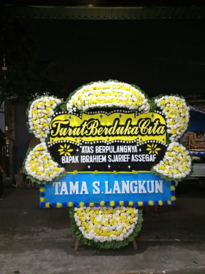 Papan Bunga Duka di Kedoya Utara