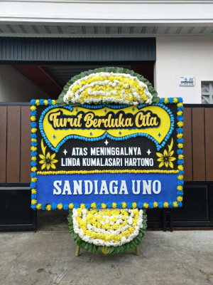 Papan Bunga Duka di Kedoya Utara