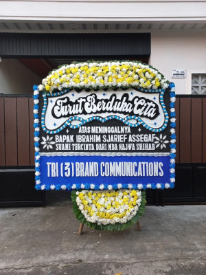 Papan Bunga Duka di Kedoya Utara